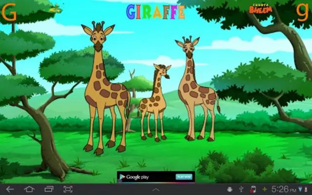 Animal Alphabets With Bheem android App screenshot 3